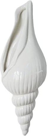 Acunny Vase Décoratif - Vase Coquillage Déco Maison,Coquillage en Céramique Réaliste pour Salon Bureau Entrée Décoration D'Intérieur