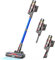 Générique 45KPa/60 Minutes Aspirateur sans Fil, Affichage LED, Filtration cyclonique à 8 Niveaux, Brosse roulante Anti-enchevêtrement,1,5L, adapté aux Surfaces dures