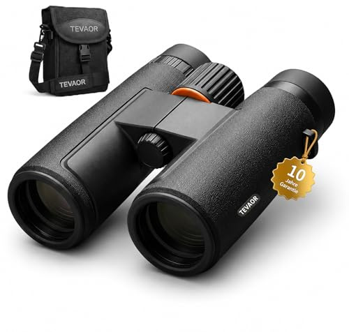 Fernglas 10x42 für Erwachsene & Brillenträger – BaK4 & FMC-vergütet, HD Feldstecher – Wetterfest & Beschlagfrei durch Nitrogenfüllung – für Wandern, Outdoor, Vogelbeobachtung, Jagd & Reisen