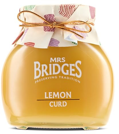 Mrs Bridges Lemon Curd, Made in Scotland, 12oz Jar (Pack of 1)