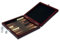 Noris 606108004 Reisespiel Backgammon - ab 8 Jahren – mit magnetischen Spielfiguren in einer Holz Box, 16 x 16 cm, Merhfarbig