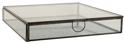 IB Laursen Glasschachtel m/Deckel Solitaire quadratisch passt zu quadratischer Serviette