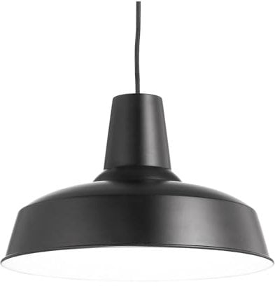 Ideal Lux Pendelleuchte MOBY SP1, E27, Schwarz