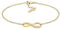 Elli Armband Damen Infinity Symbol mit Zirkonia Kristallen in 925 Sterling Silber