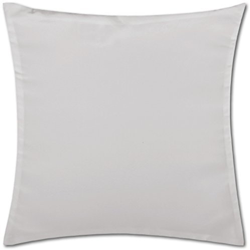 Bestlivings Kissenhülle Ellen in über 100 vers. Größen und Farben, Kissenbezug Dekokissen, Serie: Ellen, Auswahl: 30x30cm Bezug inkl. Füllkissen, Farbe: hellgrau - Silbergrau