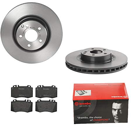 2 Bremsscheiben belüftet 330 mm + Bremsbeläge Vorne von Brembo Innenbelüftet (1420-54287) Bremsensatz Bremsanlage Bremsen-Kit,Bremsenset, Bremsscheiben, Bremsbeläge, Bremsen-Set, Beläge, Bremsbelag,