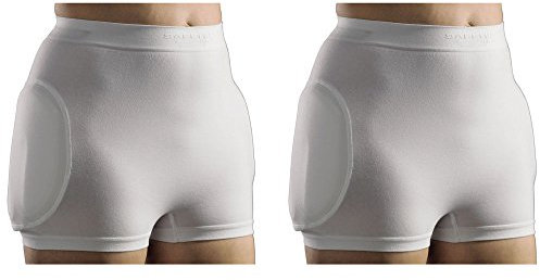 Suprima SAFEHIP® AirX™ Set Hüftschutz (2 Slips) plus Protektoren M weiß