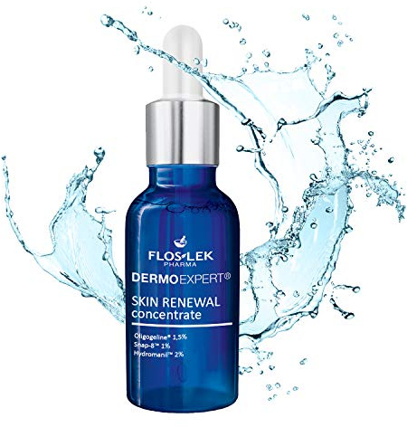 FLOSLEK Gesicht Serum zur Hauterneuerung | 30 ml | Strafft, Befeuchtet & Festigt | für Menschen ab 30 Jahre | Für alle Hauttypen | Dermatologisch getestet | Hergestellt in der EU