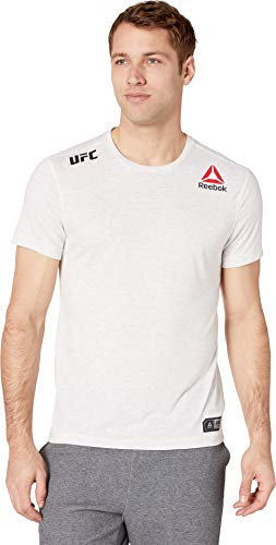 Reebok Herren UFC Fight Night Authentic Blank Jersey kurzärmelig, kreidefarben, XX-Large