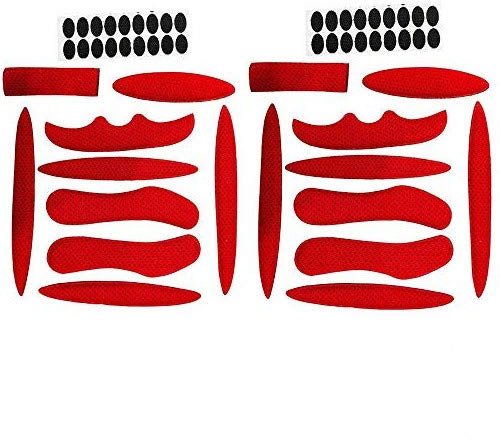 Helmet Pads, Bicycle Helmet Pads, Universal Foam Pads for Bicycle Motorcycle Helmet - 2 Sets (Red)