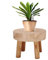 Support pour plantes en bois - Support moderne pour intérieur ou extérieur - Décoration de terrasse (L)