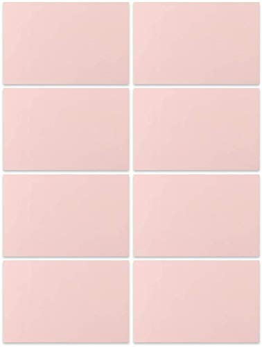 ANCLLO 8 Stück rosa Gummiblöcke für Stempel, weiches Gummi, Handwerk und Anfänger, professionelle Bastelarbeiten