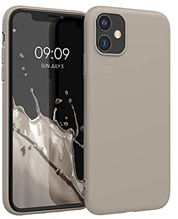 kwmobile Case Compatible with Apple iPhone 11 Case - Soft Slim Protective TPU Silicone Cover - Cream