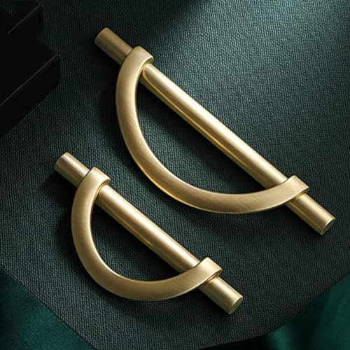DAPANIY Tiradores dorados para armario (96 mm)