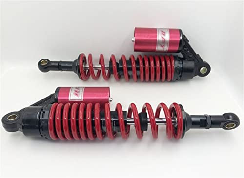 Hegeiisy 340mm 13.38 pollice 7mm Molla Universale Moto Ammortizzatori Posteriore Sospensione ATV Quad Scooter Dirt Bike Per 50cc 75cc 90cc 125cc 150cc 250cc 300cc Rosso Nero