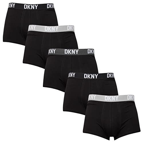 DKNY Herren Portland Boxer Shorts, Schwarz, M