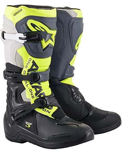 Alpinestars Tech 3 Stivali Motocross (Red/Blue,10 (44.5))