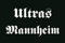 U24 Aufkleber Ultras Mannheim Flagge Fahne 12 x 8 cm Autoaufkleber Sticker