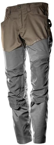 MASCOT Hose mit Knietaschen Dunkel Sandbeige/Anthrazitgrau Customized - 22479-230-5689 - Größe 90C56