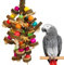 Hyamass Vogelspielzeug, Papageienspielzeug, natürliches Pfefferholz, Kauspielzeug für kleine und mittelgroße Sittiche, Nymphensittiche, Sittiche, Aras, Graupapageien