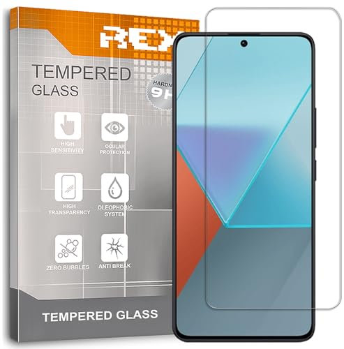 2X Protector de Pantalla para XIAOMI REDMI Note 13 5G, Cristal Vidrio Templado Premium