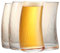 Wlasss 17.2oz Beer Glasses Set of 4, Large Beer Mugs for Freezer, Craft Pint Glasses, Unique Pub Hand Blown Drinking Glasses for IPA, Pilsner,Father's Day Gifts