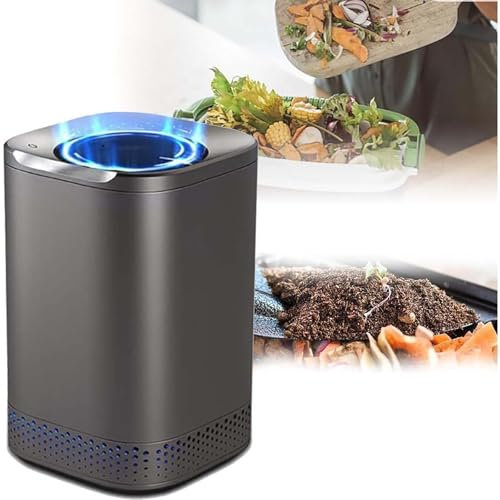 FfiMe Electric Compost Bin Kitchen Waste Composter, Automatic Food Waste Cycler Home Composting Bin, Turn Food Waste to Compost with Single Button
