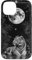 Hülle für iPhone 14 Weißer Tiger Art Deco himmlischer Vollmond Tier Wildkatze