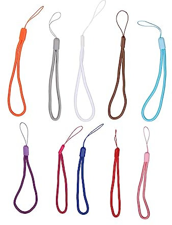 Housoutil 10 Pièces Dragonne Courte Pour Téléphone Dragonne Porte-clés Pour Clés Usb Pour Téléphone Lot De Couleur Aléatoire