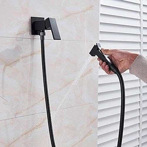 YRYRYW Faucet Bidet Faucets Black Bathroom Shower Tap Bidet Toilet Sprayer Toilet Washer Mixer Muslim Shower Geistige Hygiene Household faucets