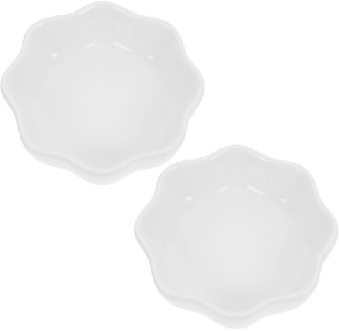 Happyyami Lot De 2 Gamelles Céramique Hamster Ceramic Chinchilla Bowl Écuelles pour Nourriture Et Eau Résistantes À l'usure Faciles À Laver pour Petits Animaux