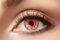 Zoelibat Eyecatcher 84080341-765 - Farbige Kontaktlinsen, 1 Paar, für 12 Monate, Rot, Karneval, Fasching, Halloween