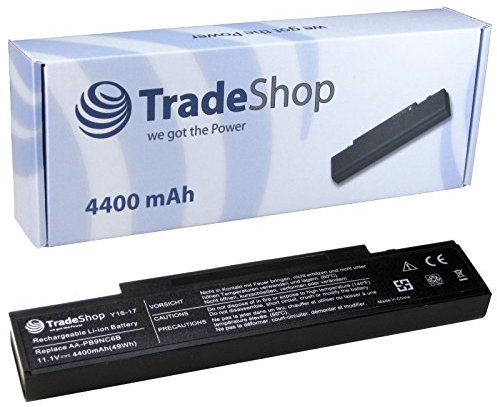 Hochleistungs AKKU 4400mAh schwarz für Samsung RV415 NP-RV415 NT-RV415 RV510 NP-RV510 NT-RV510 RV515 NP-RV515 NT-RV515 RV509 NP-RV509 NT-RV509 RV511 NP-RV511 NT-RV511 RV711 NP-RV711 NT-RV711 RV709