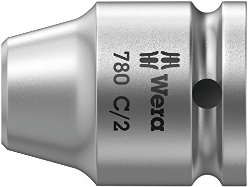 Wera 05344514001 5/16 x 35 mm 780 C 1/2-Inch - 780 C/2-S Adaptor - Silver