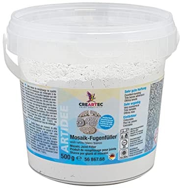 Artidee CREARTEC Mosaik-Fugenfüller - für den Außenbereich geeignet - 500 g - Made in Germany