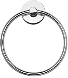 Croydex Flexi-Fix Britannia Durable Brass and Stainless Steel Construction Towel Ring