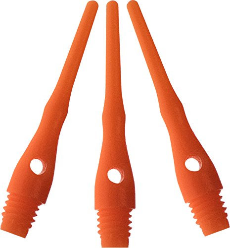 Viper Unisex-Erwachsene, Neon Orange, 2BA Tufflex Tips III Soft Tip Dartspitzen, 1000 Stück, 1000 Pack