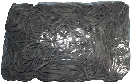 Fa.ars 1 kg Gummiringe schwarz 40 mm Ø 1,2 x 4 mm breit Gummiring Haushaltsgummis Gummibänder