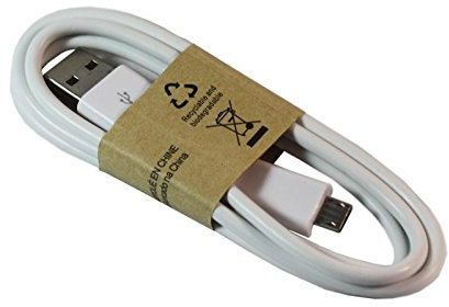 Cable haute qualite haute vitesse micro usb data charge longueur : 1m Blanc pour votre Nokia Lumia 635