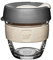 KeepCup Brew, Reusable Glass Cup, Small 8oz | 227mls, Chai, 9343243008510, White/Transparent/Light Grey