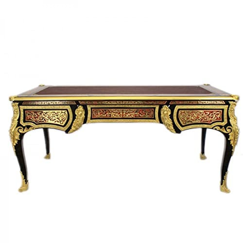 Casa Padrino Luxus Barock Boulle Sekretär - Handgefertigt aus Massivholz - Barock Schreibtisch Büro Möbel