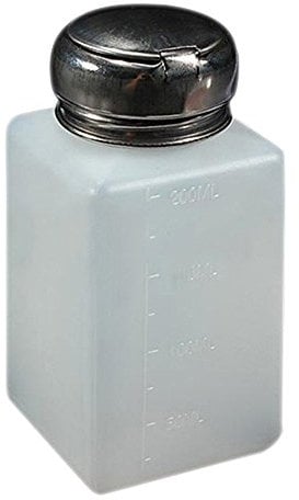 Gemini_mall® 200ml Empty Liquid Alcohol Acetone Nail Polish Remover Pump Dispenser Bottle