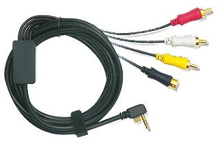 Câble S-Video/Av pour PSP Lite & Slim (Dragon) de Freaks and Geeks - Accessoire de jeu - Compatible avec Télévision et Lecteur DVD - Connexion PSP - TV/Moniteur