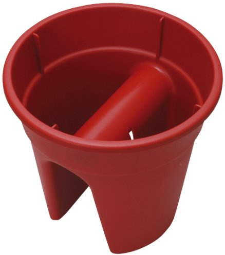 KHW 34134 Blumentopf Flowerclip, 3-er Set, rot