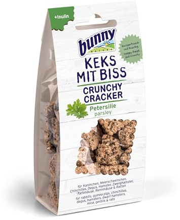 Bunny Keks mit Biss - Snack für Kaninchen und Nagetiere mit Petersilie - 50 g