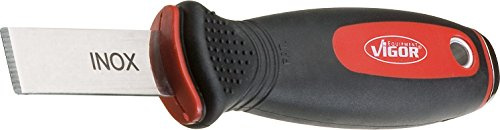 VIGOR Schaber, V2509, 20 mm, Länge l1 55 mm, Länge l2 175 mm | Länge l1 55 mm, Länge l2 175 mm, 90 g, Meißelbreite 20 mm, 20 mm, Maße: 175 mm