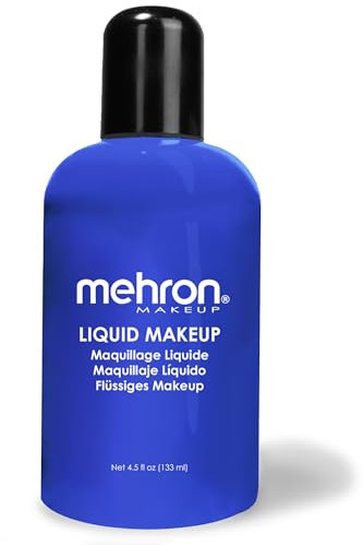 Mehron Liquid Make-up - Blue (130 ml)