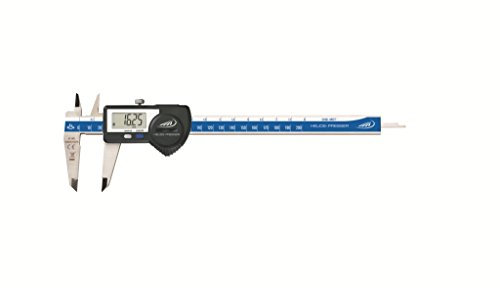 HELIOS-PREISSER 1326518 Digitaler Taschenmessschieber IP67, Data Variable mit eckigem Tiefenmaß, 150 x 40 mm