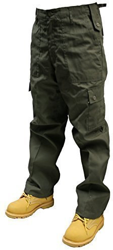 Adults 6 Pocket Army Combat Trousers Cargos W28-56 Short, Reg & Long Legs in 18 Colours!