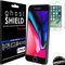 TECHGEAR [3 Pack] Screen Protectors for Apple iPhone 8 Plus, iPhone 7 Plus 5.5 [ghostSHIELD Edition] Genuine Reinforced Flexible TPU Screen Protector Guard Covers Full Coverage inc Curved Screen